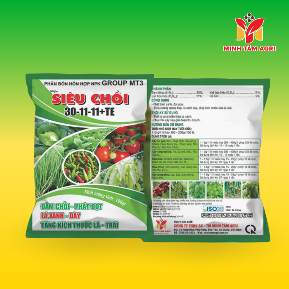 PBHH NPK GROUP MT3 - SIÊU CHỒI 30-11-11+TE