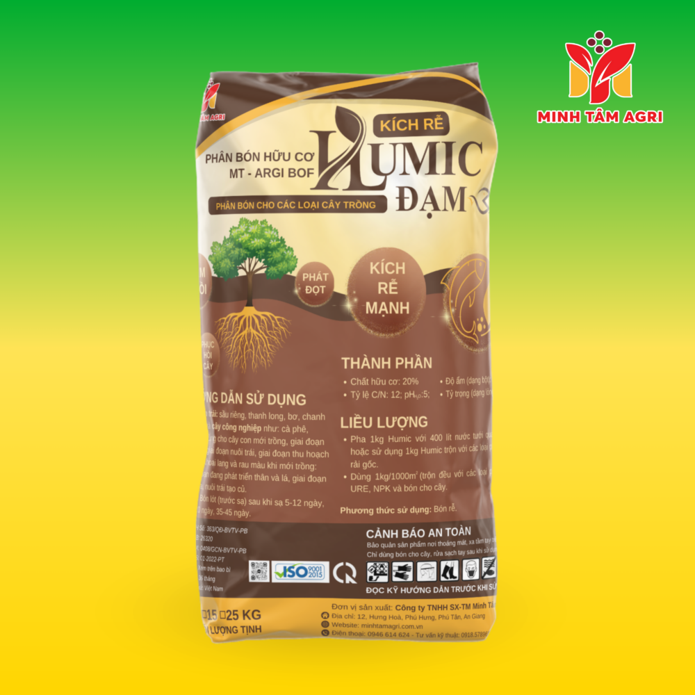 PHÂN BÓN HỮU CƠ MT - ARGI BOF - KÍCH RỄ HUMIC ĐẠM CÁ