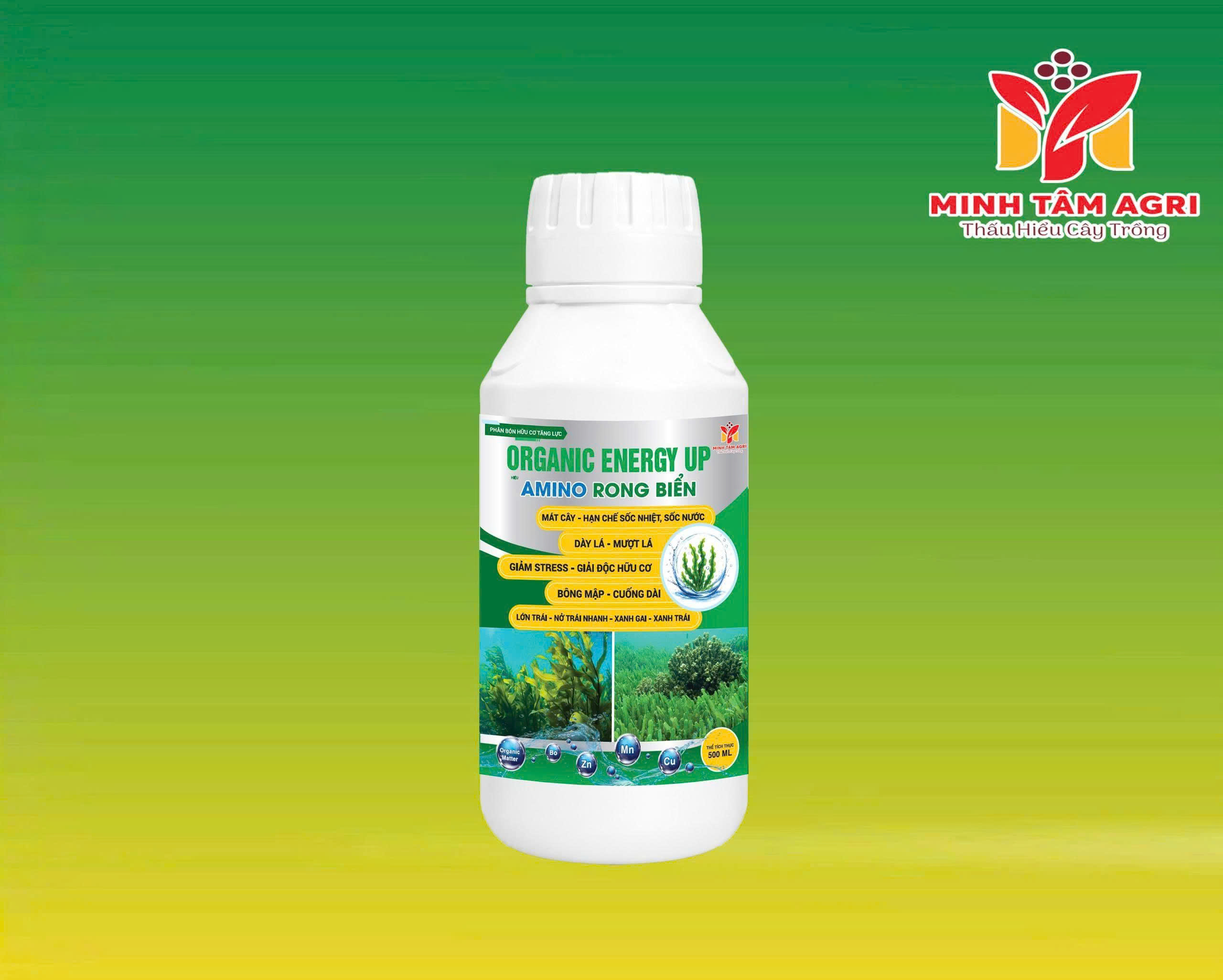 PHÂN BÓN HỮU CƠ TĂNG LỰC ORGANIC ENERGY UP - AMINO RONG BIỂN