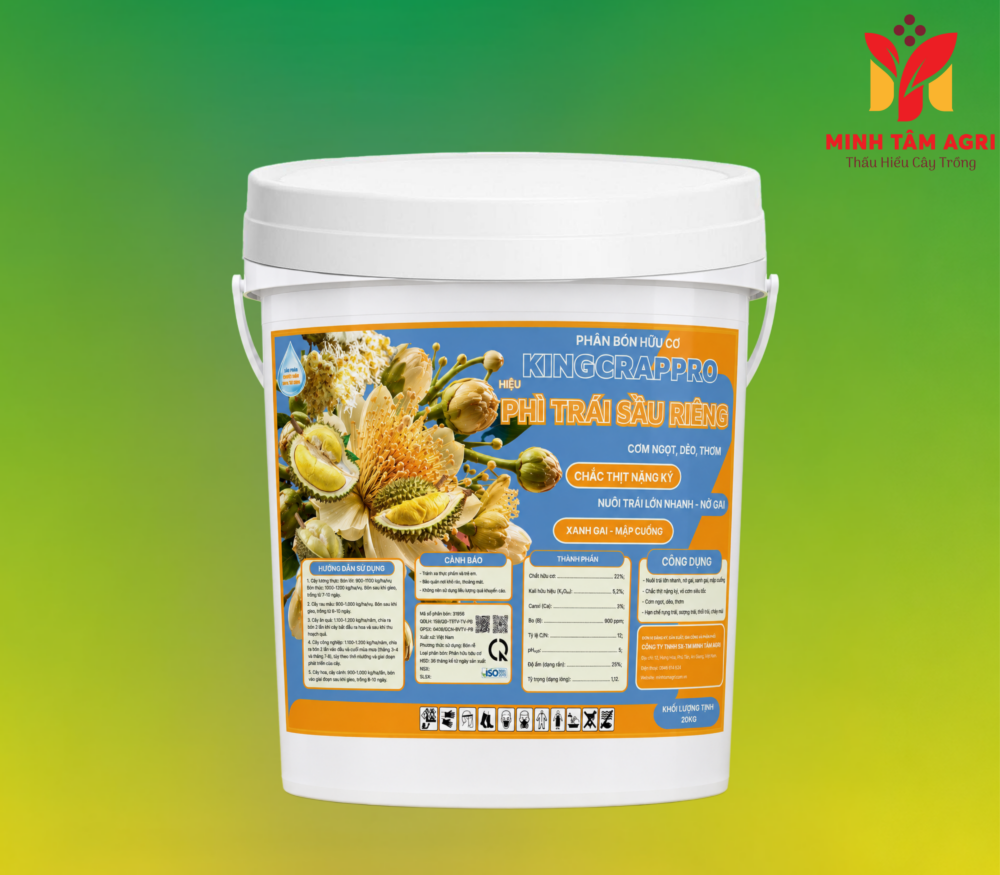 PHÂN BÓN HỮU CƠ KINGCRAPRO – PHÌ TRÁI SẦU RIÊNG