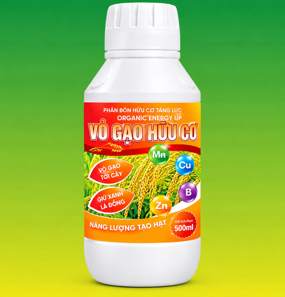 PHÂN BÓN HỮU CƠ TĂNG LỰC ORGANIC ENERGY UP – VÔ GẠO HỮU CƠ